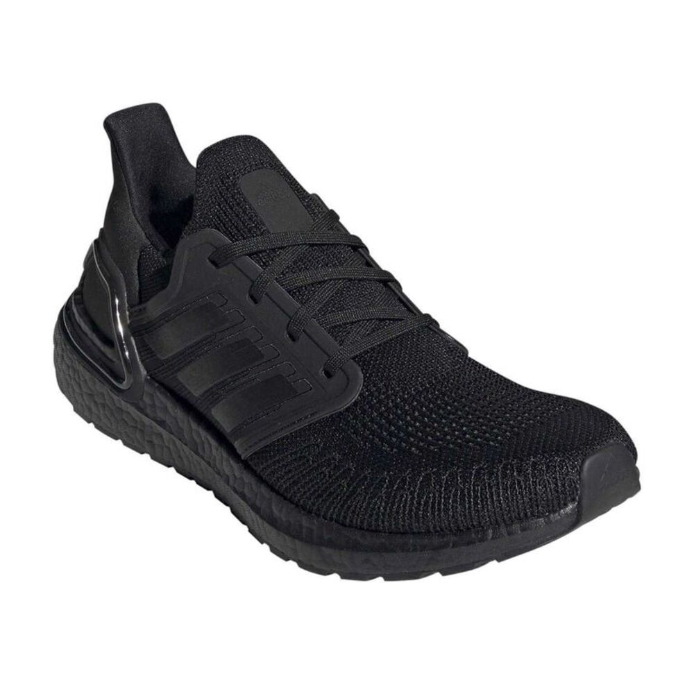 Adidas Mens Ultraboost Stripes Lace Up Sneakers / Black/Solar Red